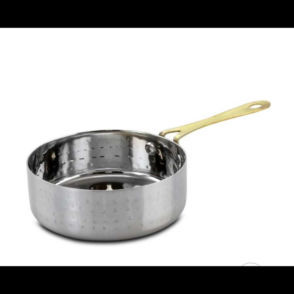 BN 1pc of Stainless steel hammered mini frying pan By Gibson Home